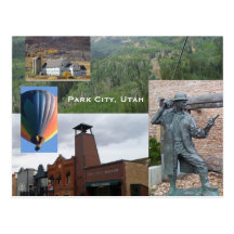 Park City Utah Souvenier Postcard