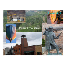 Park City Utah Souvenier Postcard
