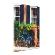 Parked Bicycle Gallery Wrap Canvas