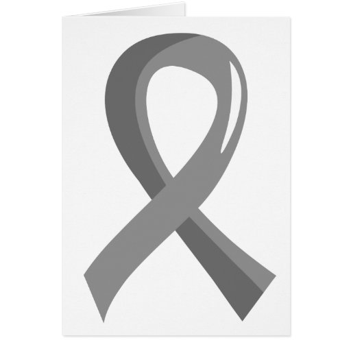 Grey Ribbon Cards, Invitations, Photocards & More