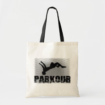 Parkour budget tote bag