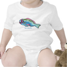 Parrot Fish Cute Cartoon Fish Infant T Shirt