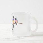 Parrots and finches coffee mugs