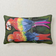 Parrots Pillow