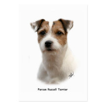 Parson Russell Terrier 9Y081D-014 Business Card Templates