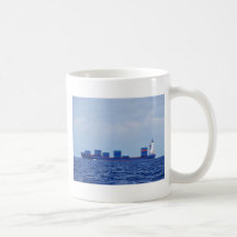 Part Loaded Container Ship Coffee Mugs