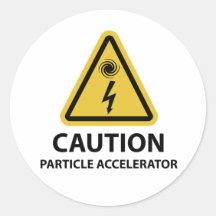 : Particle Accelerator Sticker