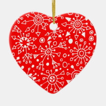 Particles - Red Ornaments
