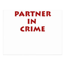 Partner in crime! postcards