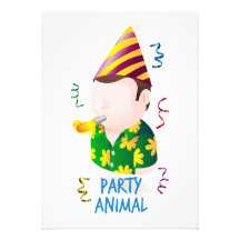 Party animal invitation