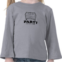 Party at my crib baby t-shirt
