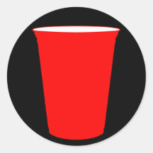 party cup sticker