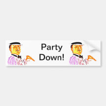Party Down Bumper Sticker