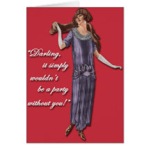 Party Flapper Style! Cards