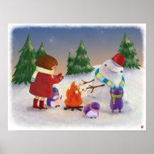 Party in the Snow Poster