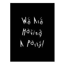 Party Invitation Postcard