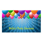 Party Planner Business Card