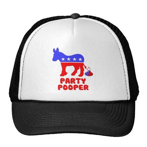 Party Pooper Politics Trucker Hats