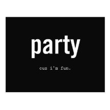 party post cards