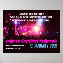 Party Poster #002 Poster