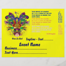 Party Theme or Event View large Please View Notes Personalised Flyer