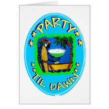 PARTY 'TIL DAWN GREETING CARDS