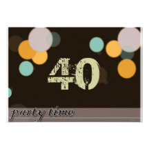 Party Time Custom Invite