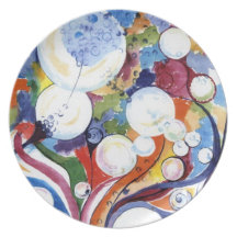 Party Time - Watercolor Party Plates