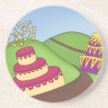 Party Time - Whimsical Cakes! Beverage Coaster