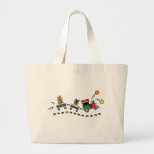 Party Train Canvas Bag