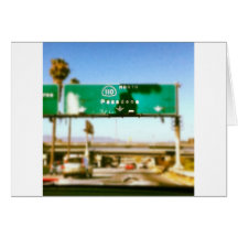 Pasadena en route greeting cards