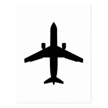 passenger Aeroplane Postcard