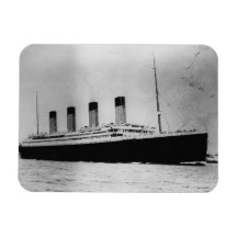 Passenger Liner Steamship RMS Titanic Flexible Magnets
