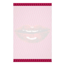passion lips stationery
