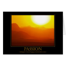 Passion Motivational Card
