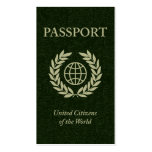 passport business card templates