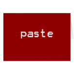 Paste and Copy T-shirts Cards