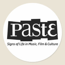 Paste Block Logo Tag on Bottom Black stickers
