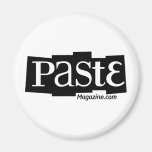 Paste Block Logo URL Black Fridge Magnets