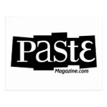 Paste Block Logo URL Black Postcards