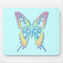 Pastel Butterfly Mouse Mats