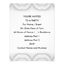Pastel Gray Abstract Pattern. Invitations