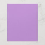 Pastel Lavender Purple Flyer