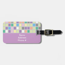Pastel Mixed Colour Plaid Pattern