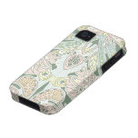 pastel ornate abstract art nouveau design vibe iPhone 4 cover