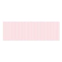 Pastel Pink Candy Stripes. Business Card Template