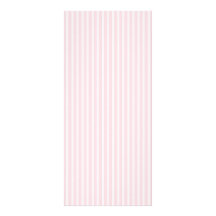Pastel Pink Candy Stripes. Custom Rack Card