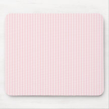 Pastel Pink Candy Stripes. Mousepad