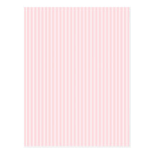 Pastel Pink Candy Stripes. Post Cards