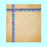 Pastel Ribbon and Parchment Notepad notepads